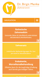 Mobile Screenshot of dr-menke.at